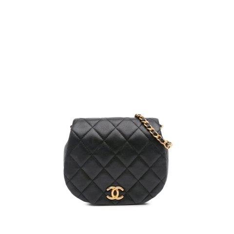 Chanel Coco Mail Mini Quilted Calfskin Chain Crossbody Bag