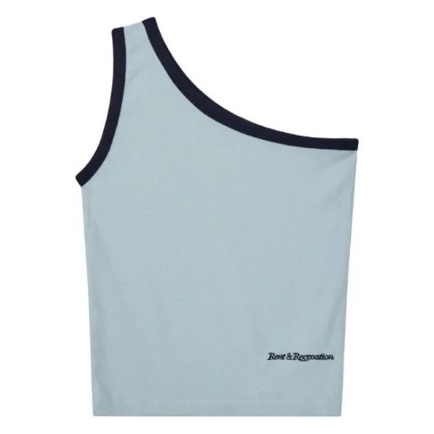 Rest & Recreation One-Shoulder Top