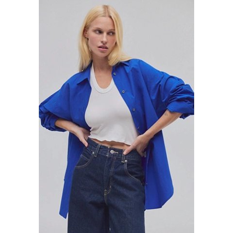 Free People Sona Oversized Shirt for Women