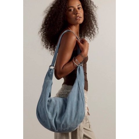 Free People Roma Suede Tote Bag