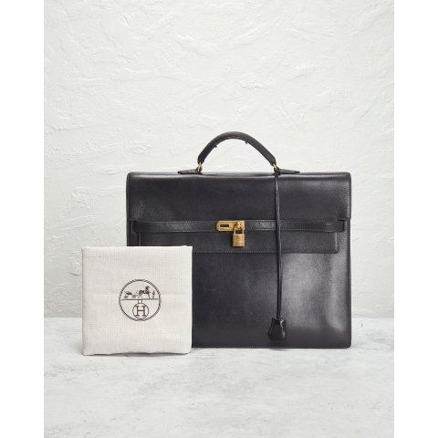 Hermes Box Kelly Depeche 38 Briefcase