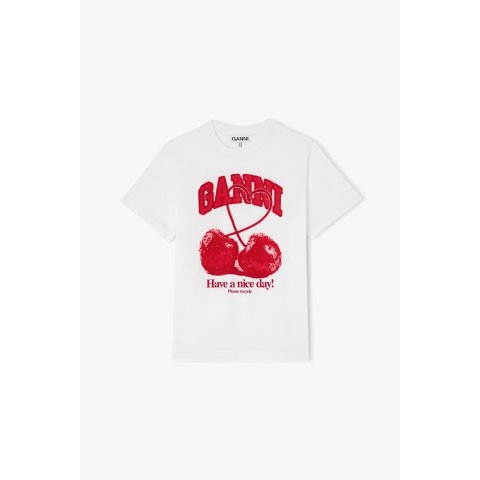 Ganni Cherry T-shirt