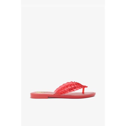 Ganni Melissa Flip Flop Red