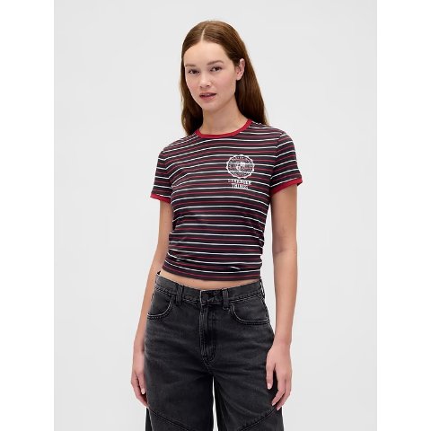 Gap Stranger Things Organic Cotton Crop T-Shirt