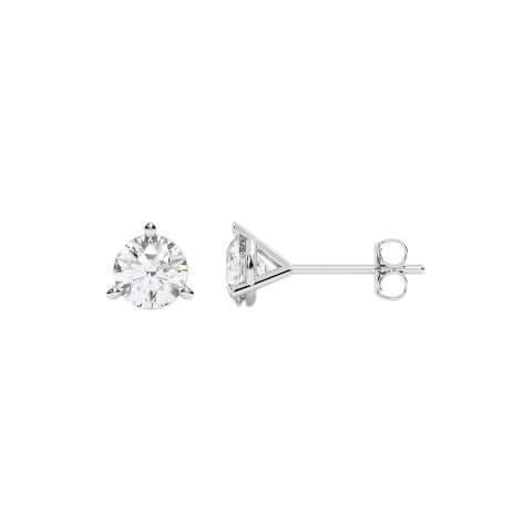 14K Lab-Grown Diamond Earrings 0.25 ct