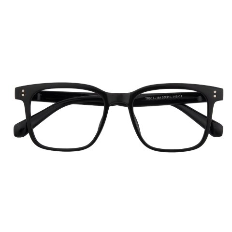 Square Black Eyeglasses