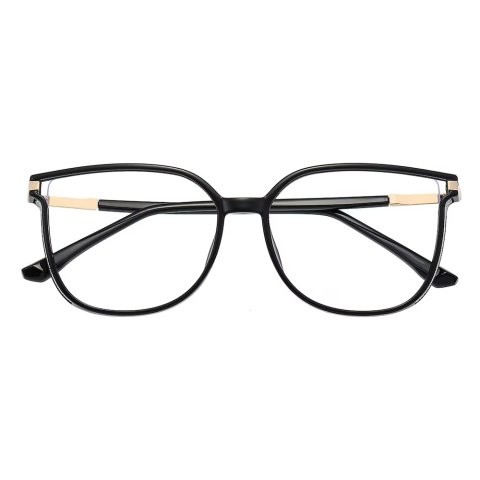 HANNAH Cat Eye Black Eyeglasses