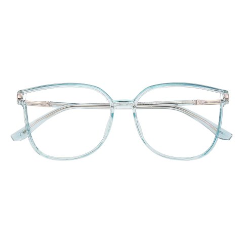 Hannah Cat Eye Pastel Blue Eyeglasses