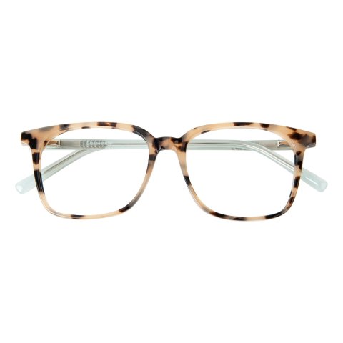 Rectangle Petal Tortoise/Green Eyeglasses