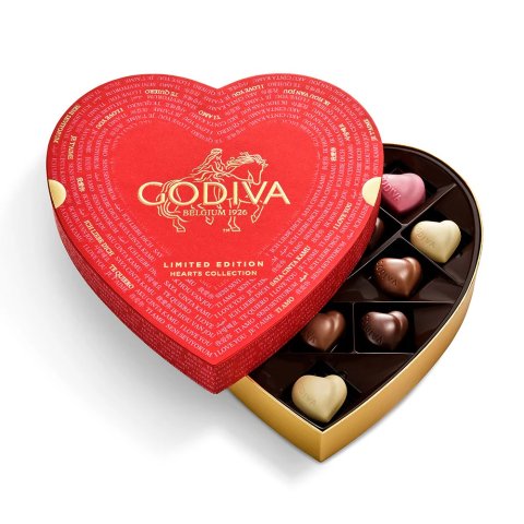Godiva Heart-Shaped Gift Box 14pcs