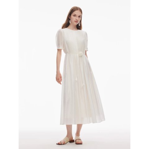 GOELIA Tencel Blend Women Maxi Dress