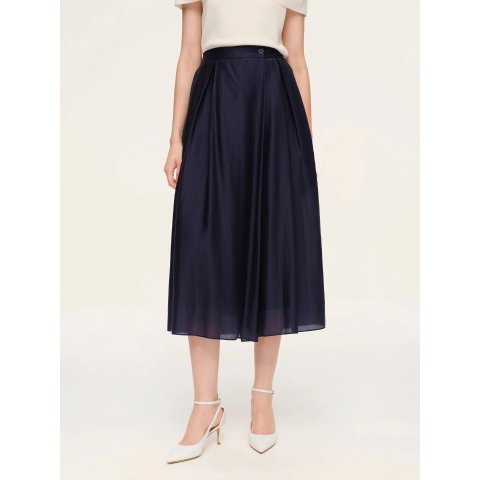 GOELIA Tencel Blend Adjustable Waist Culottes