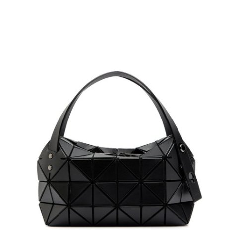 Issey Miyake Boston Small Faux Leather Top Handle Bag
