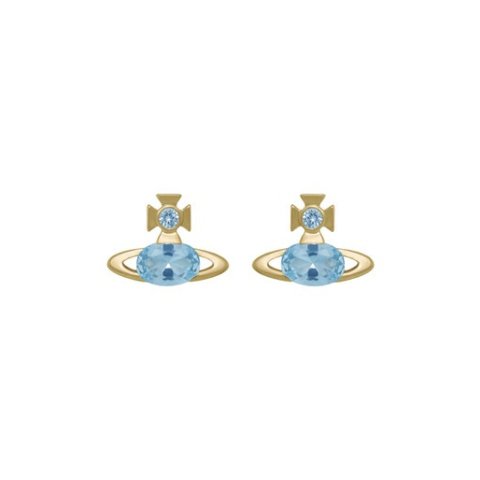 Vivienne Westwood Allie Crystal Orb Stud Earrings