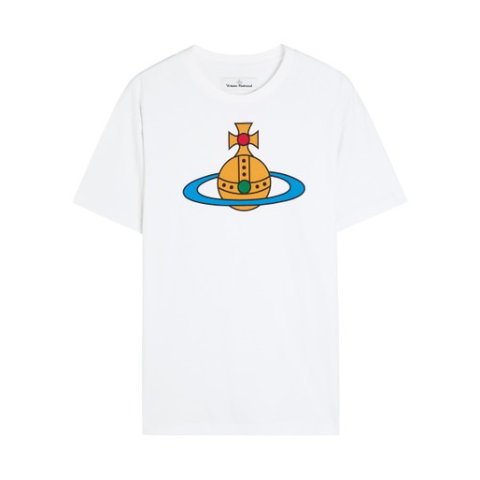 Vivienne Westwood Orb Print Stretch Cotton T-shirt