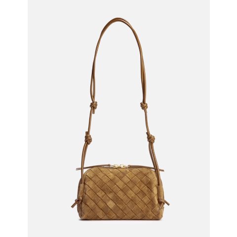 Bottega Veneta Intrecciato Suede Concert Pouch