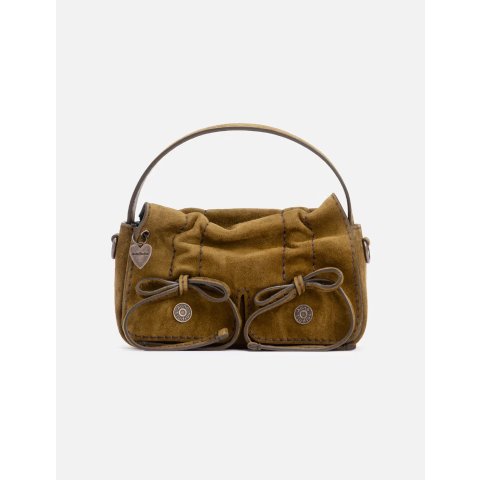 Acne Studios Micro Bag Leather Heart Charm