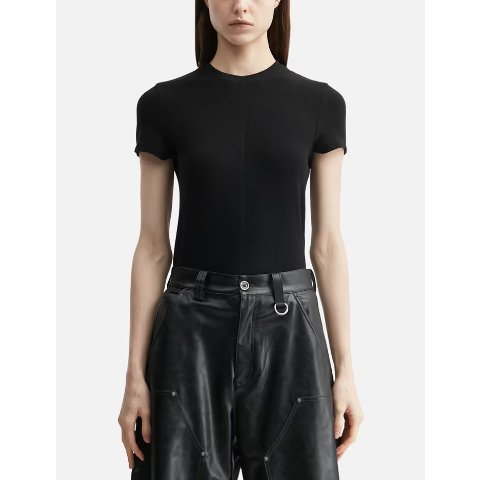 TEAM WANG Fitted T-Shirt Black