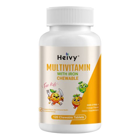 Heivy Multivitamin Chewable Tablets - SUPPORTS HEALTH AND DEVELOPMENT (For kids)