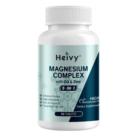 Heivy Magnesium Complex with D3 & Zinc - 5-IN-1 ADVANCE FORMULA