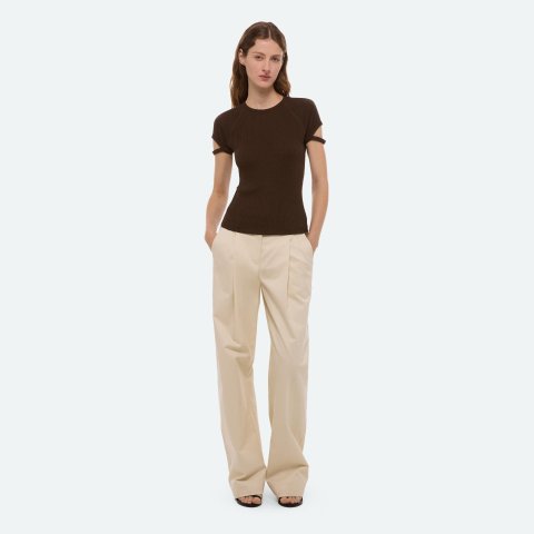 Helmut Lang Cropped Raglan Crew Sweatshirt