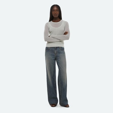 Helmut Lang Layered Mesh Top