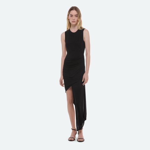 Helmut Lang Twisted Drape Dress