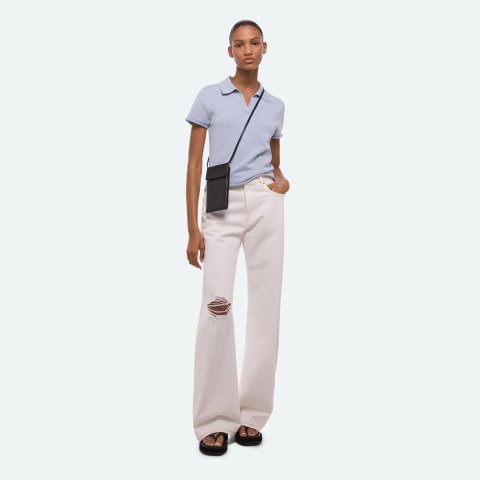 Helmut Lang Shrunken Polo Shirt