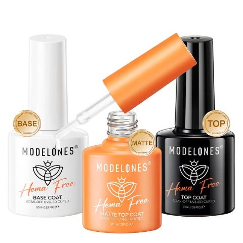 modelones Hema-Free Matte Shine Base Coat Set