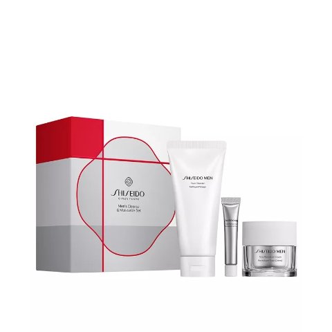 Shiseido Men's Cleanse & Moisturize Skincare Set 3-Piece
