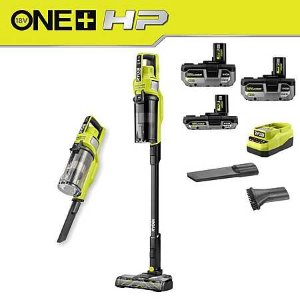 Ryobi 18V HP Brushless Stick Vacuum with Batteries and Charger