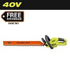 RYOBI 40V Cordless Hedge Trimmer 24 Inch