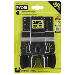 RYOBI Wood Oscillating Multi-Tool Blade Set 4-Pack