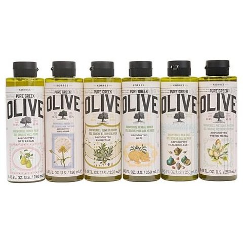 Korres Olive Shower Gel 6-Piece Olive Oil Scented