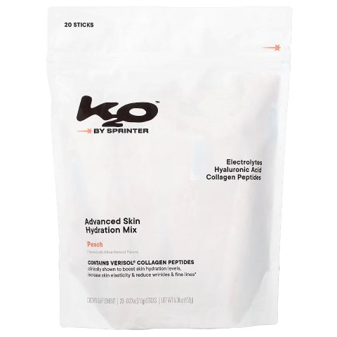 k2o Peach Advanced Skin Hydration Sticks 20 Pack