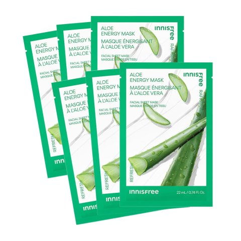Innisfree Soothing Aloe Energy Sheet Mask 6-Pack