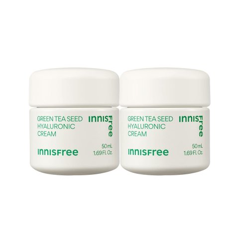 Innisfree Green Tea Cream Duo 5 Types of Hyaluronic Acid