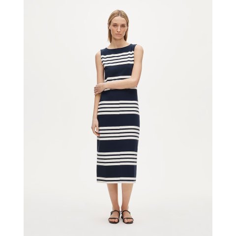 Striped Mariner Cloth Midi Dress