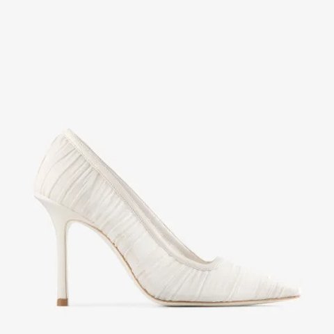 Lotta 100 Ivory Tulle Pumps