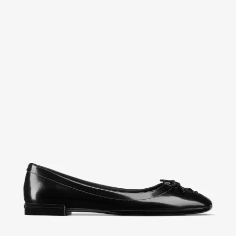 Ballerina Black Soft Spazzolato Flats