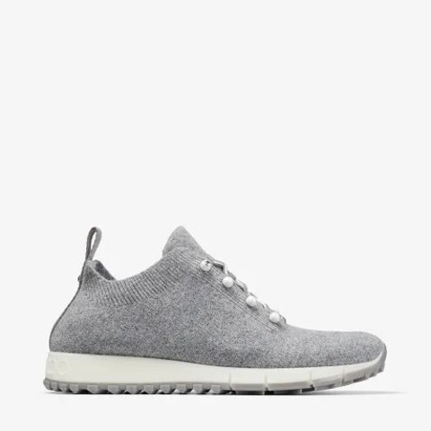 Jimmy Choo Veles Cashmere Knit Trainer Ash