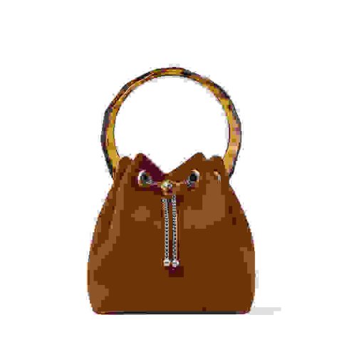 Jimmy Choo BON BON Tan Suede Bag