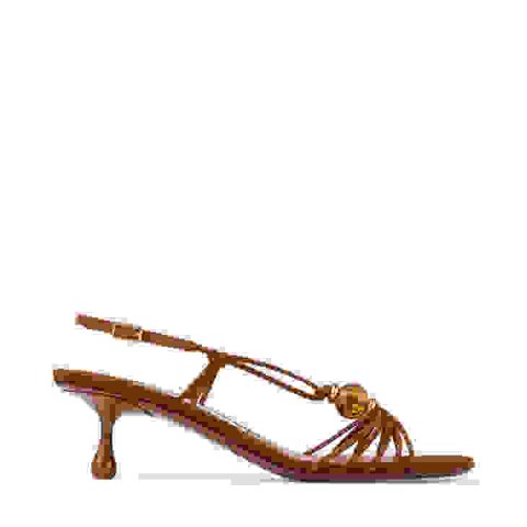Jimmy Choo Lova 50 Tan Suede Sandals