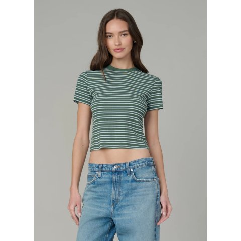 Joe's Jeans Cilantro Sky Stripe Women's Tank Top