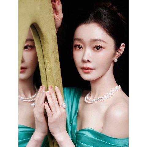Mikimoto 18K White Gold 4-4.5MM Pearl Stud Earrings - PES401W