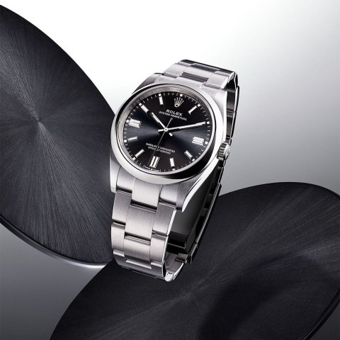 Rolex Oyster Perpetual 28 Automatic Chronometer Black Dial Ladies Watch 276200BKSO