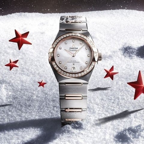 Omega Constellation Automatic Chronometer Diamond Ladies Watch 131.15.29.20.55.001