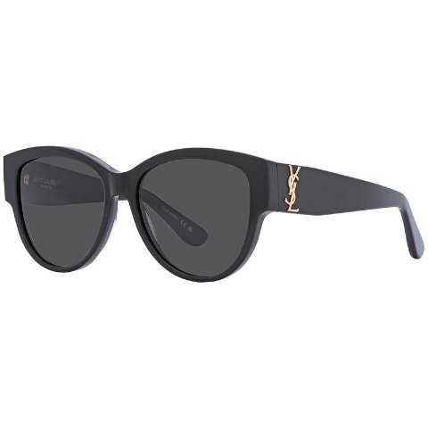 Saint Laurent SL M3 002 Grey Oval Ladies Sunglasses
