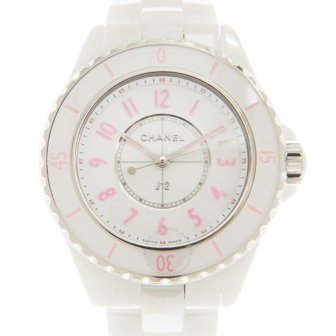 Chanel J12 Quartz White Dial Ladies Watch H6755