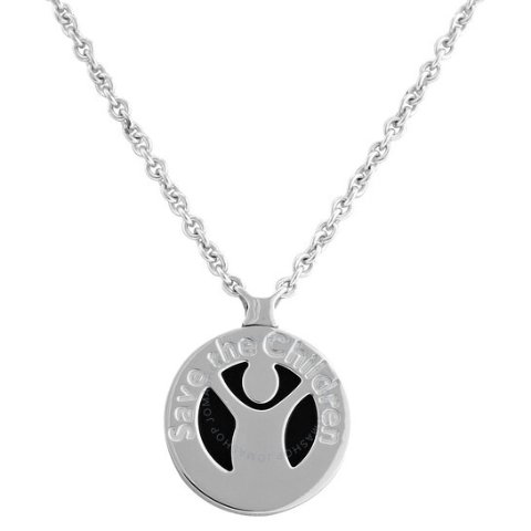 Bvlgari Save The Children 10th Anniversary Sterling Silver with Ruby Necklace
